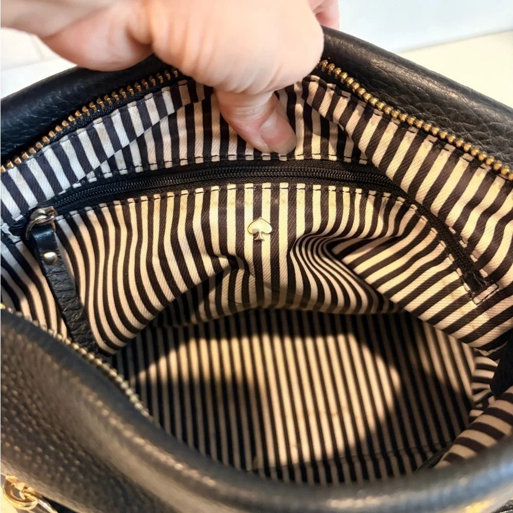 KATE SPADE New York Cobble Hill Small Harris Satchel Bag Luxury Pebbled Leather